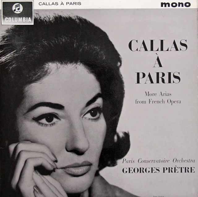 “パリのカラス” - フレンチオペラ・アリア集　英Columbia　3131　LP レコード