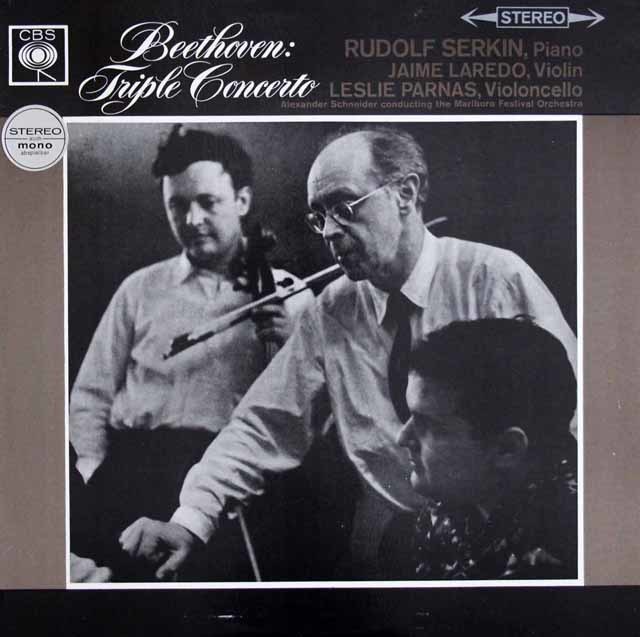 ゼルキンのベートーヴェン/三重協奏曲　英CBS　3493　LP レコード