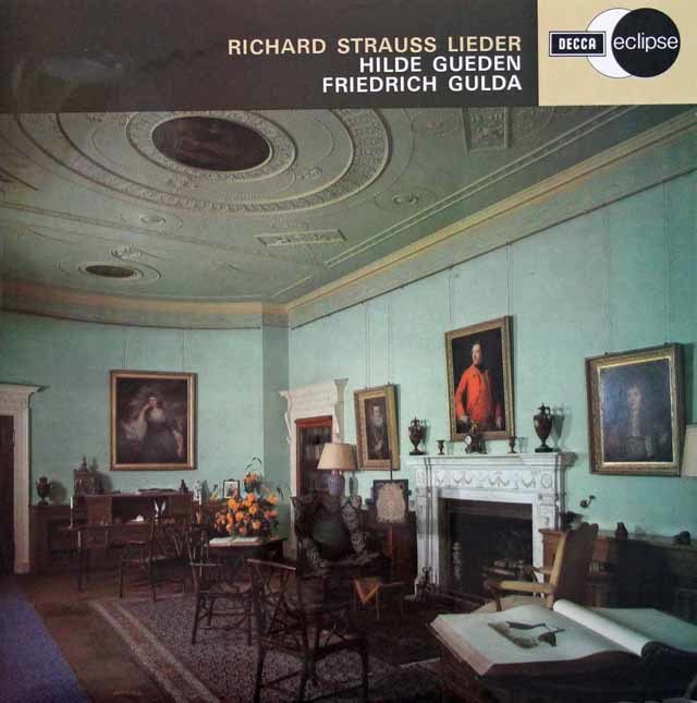 ギューデン、グルダのR.シュトラウス/歌曲集　英DECCA　3745　LP レコード