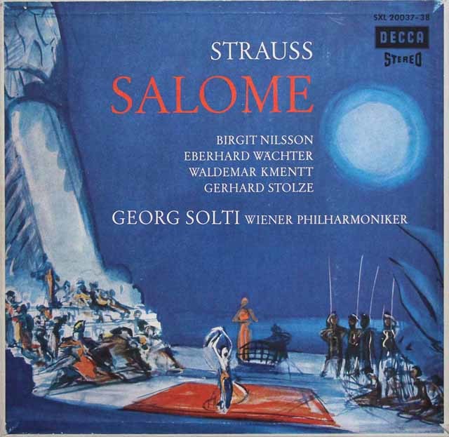 ショルティのR.シュトラウス/「サロメ」　独DECCA　3493　LP レコード