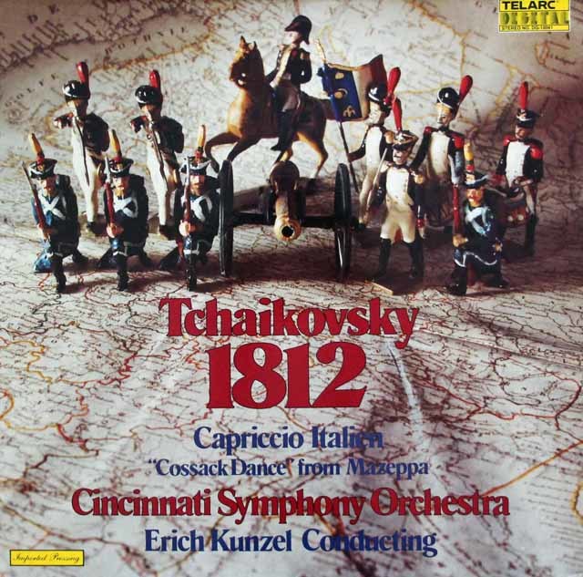 カンゼルのチャイコフスキー/大序曲「1812年」ほか　★長岡鉄男の外盤A級セレクション第1巻47掲載盤　独TELARC　3133　LP レコード