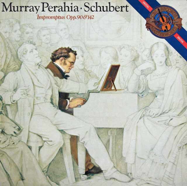 ペライアのシューベルト/即興曲 作品90、作品142　独CBS　3503　LP レコード