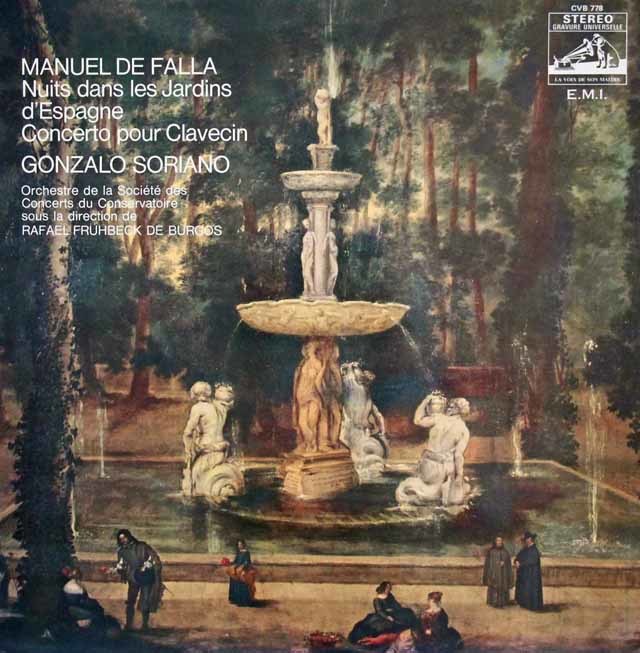 ブルゴスのファリャ/「スペインの庭の夜」ほか　仏EMI（VSM）　3503　LP レコード