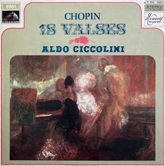 チッコリーニのショパン/18のワルツ集 　仏EMI(VSM)　3139　LP レコード