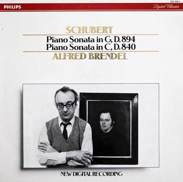 ブレンデルのシューベルト/ピアノソナタ第15&18番「幻想」　蘭PHILIPS　3140　LP レコード