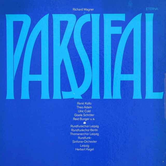 ケーゲルのワーグナー/「パルジファル」　独ETERNA　3504　LP レコード