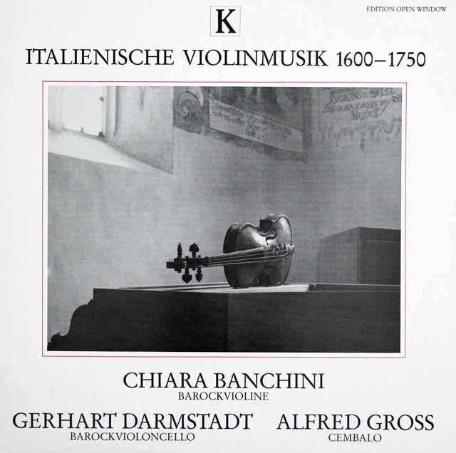 バンチーニらの1600年～1750年のイタリア・ヴァイオリン音楽集　独K（EOW）　3505　LP レコード