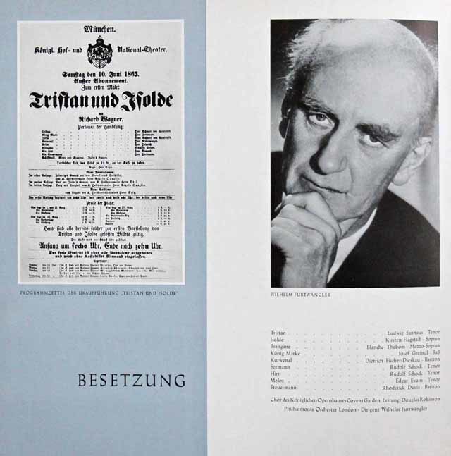 LP レコード フルトヴェングラーのワーグナー/楽劇「トリスタン