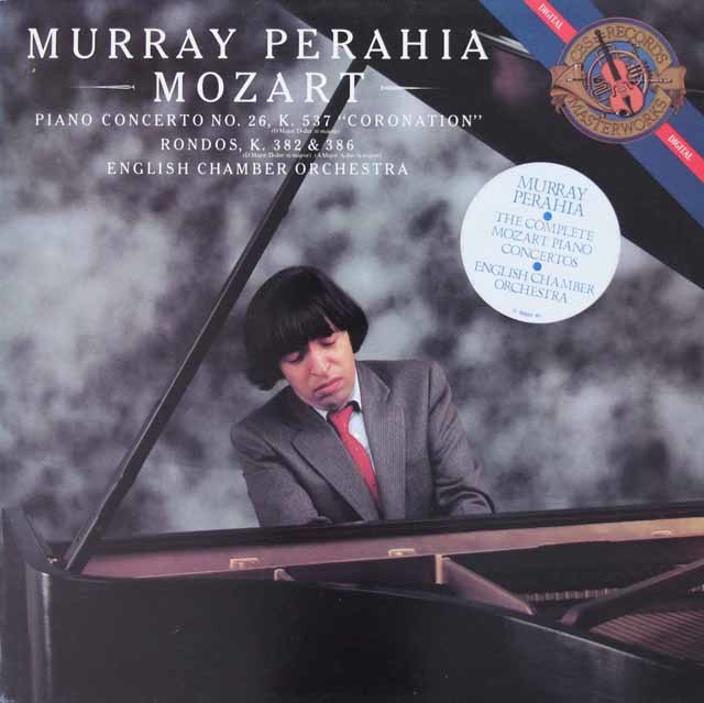 ペライアのモーツァルト/ピアノ協奏曲第26番「戴冠式」ほか　蘭CBS　3709　LP レコード