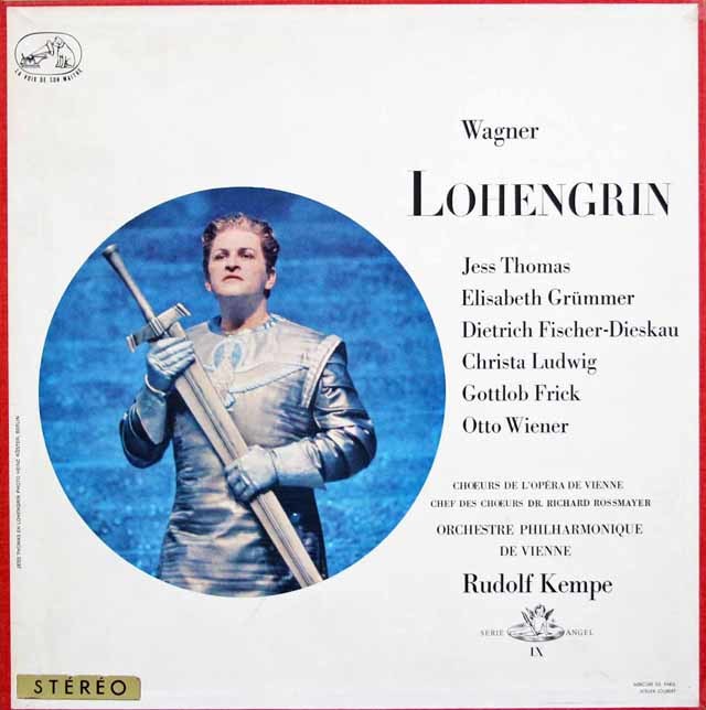 ケンペのワーグナー/「ローエングリン」全曲　仏EMI　3142　LP レコード