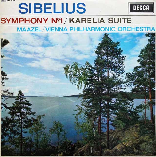 マゼールのシベリウス/交響曲第1番ほか　英DECCA　3710　LP レコード