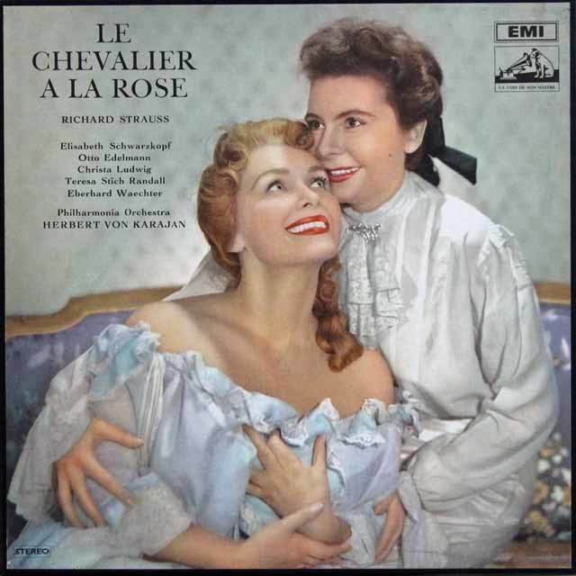 カラヤンのR.シュトラウス/「ばらの騎士」　仏EMI(VSM)　3143　LP レコード