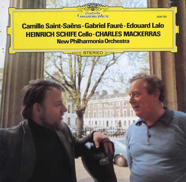 シフ、マッケラスのサン=サーンス/チェロ協奏曲第1番ほか　独DGG　3710　LP レコード