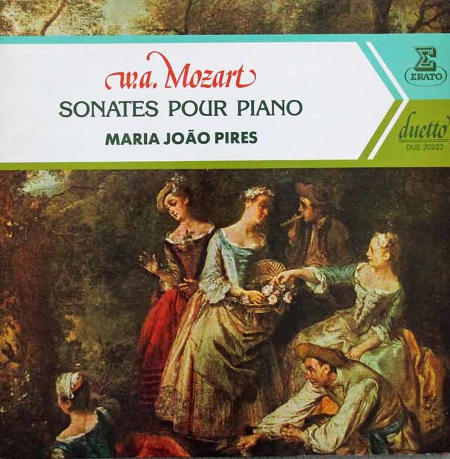 ピレシュのモーツァルト/ピアノソナタ集　仏ERATO　3710　LP レコード