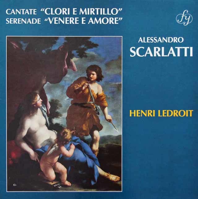 ルドロワのA.スカルラッティ/「愛の取り違い」　仏FY　3710　LP レコード