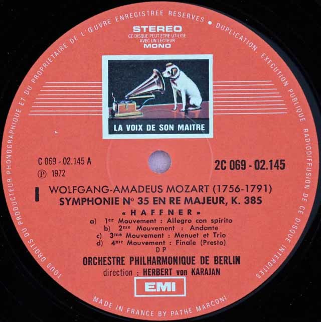 Mozart LP レコード　モーツァルト　カラヤン　Karajan LP レコード カラヤンのモーツァルト/レクイエム 独DGG 3609