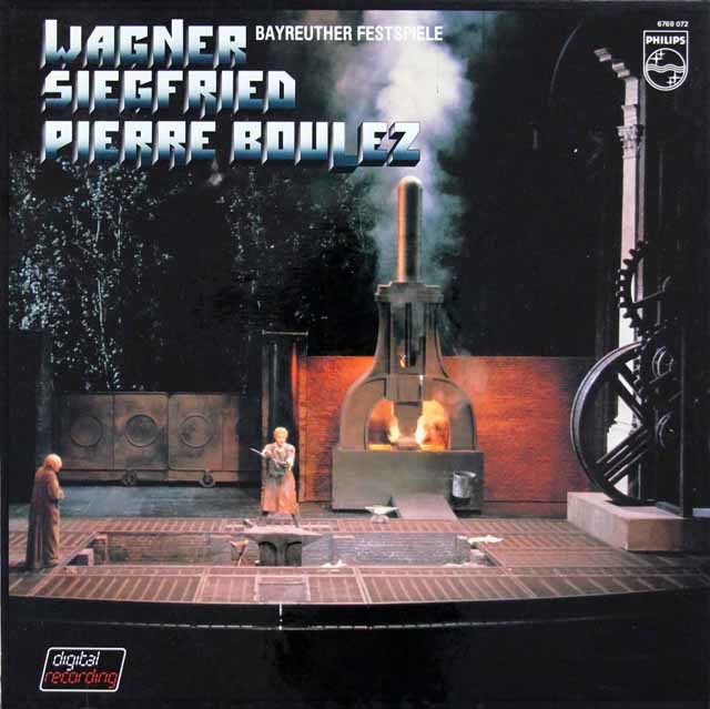 ブーレーズのワーグナー/「ジークフリート」全曲　蘭PHILIPS　3504　LP レコード