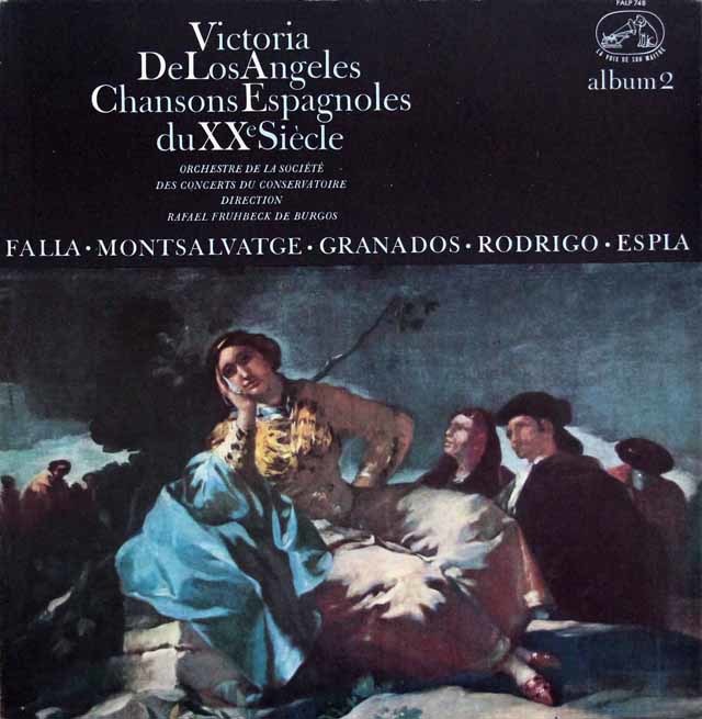アンヘレスの20世紀スペイン歌曲集　第2集　仏EMI（VSM）　3504　LP レコード