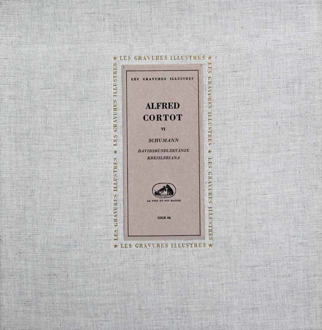 コルトーのシューマン/ダヴィッド同盟舞曲集、クライスレリアーナ　仏EMI（VSM）　3504　LP レコード