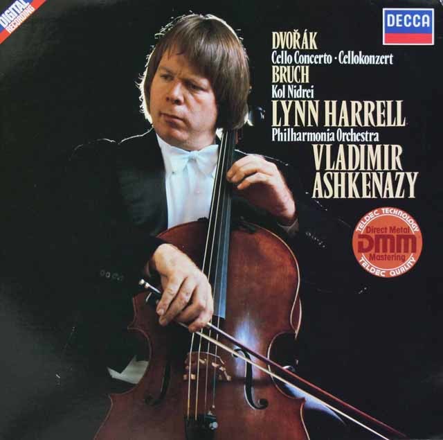 ハレル&アシュケナージのドヴォルザーク/チェロ協奏曲ほか　独DECCA　3711　LP レコード