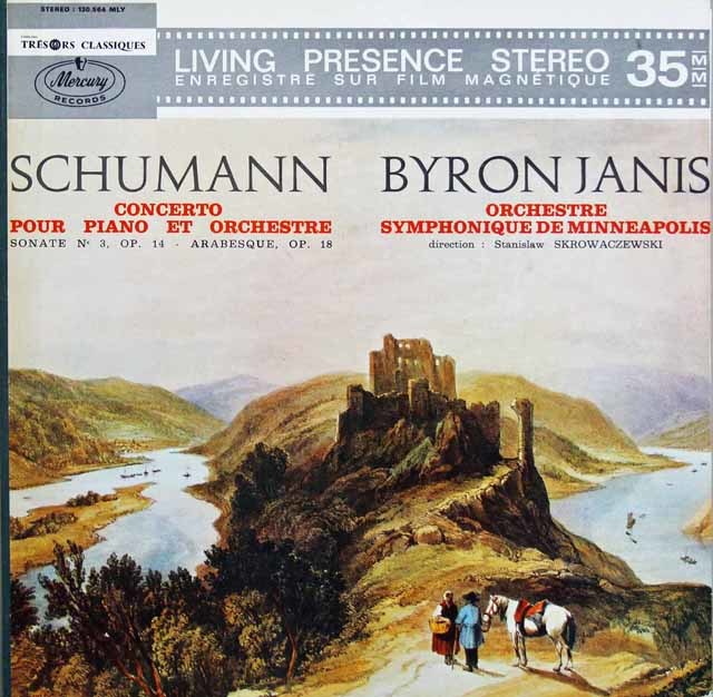 ジャニス、スクロヴァチェフスキのシューマン/ピアノ協奏曲ほか　仏？Mercury　3711　LP レコード
