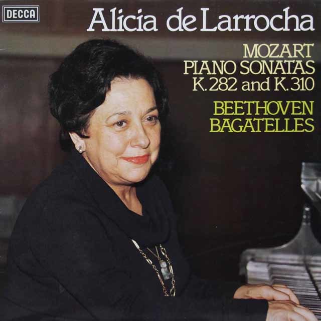 ラローチャのモーツァルト/ピアノソナタ第4、8番ほか　蘭DECCA　3711　LP レコード