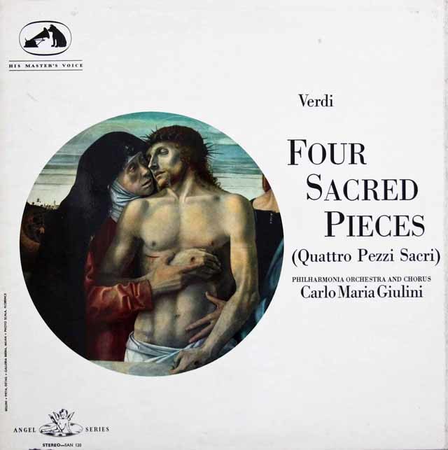 ジュリーニのヴェルディ/聖歌四篇　英EMI　3711　LP レコード