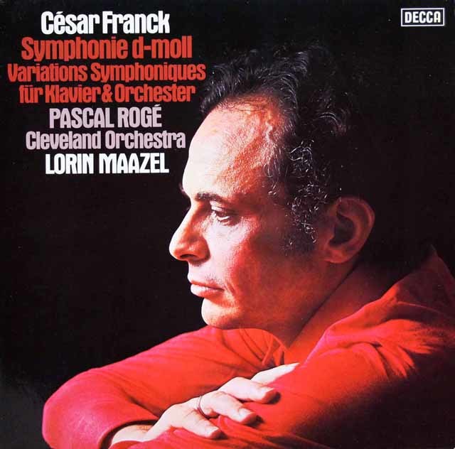 マゼールのフランク/交響曲ニ短調ほか　独DECCA　3712　LP レコード
