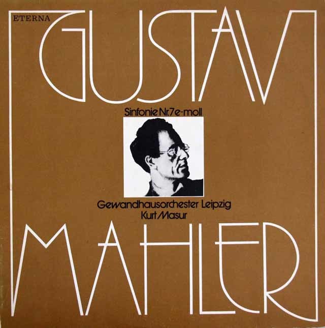 マズアのマーラー/交響曲第7番「夜の歌」　独ETERNA　3712　LP レコード