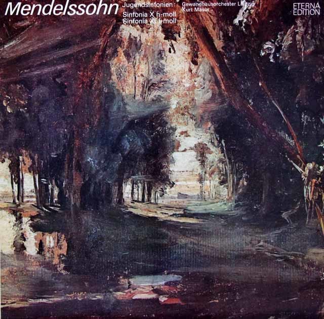 LP レコード マズアのメンデルスゾーン/弦楽のための交響曲全集 独