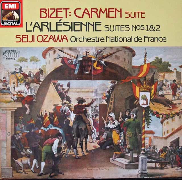 LP レコード 小澤のビゼー/「アルルの女」&「カルメン」組曲 独EMI 3204