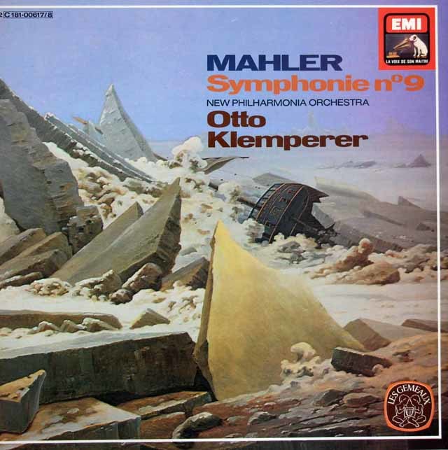 クレンペラーのマーラー/交響曲第9番　仏EMI　3205　LP レコード