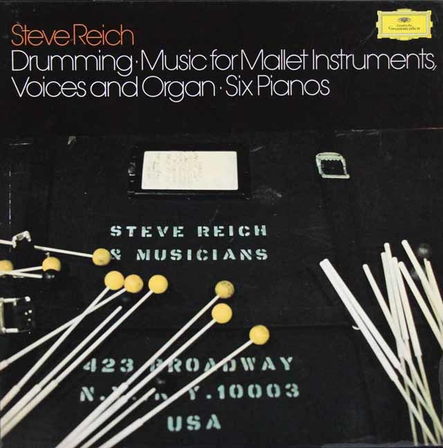 スティーヴ・ライヒ/ドラミングほか　独DGG　3721　LP レコード