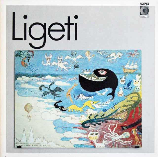 リゲティ/作品集　独Wergo　3721　LP レコード