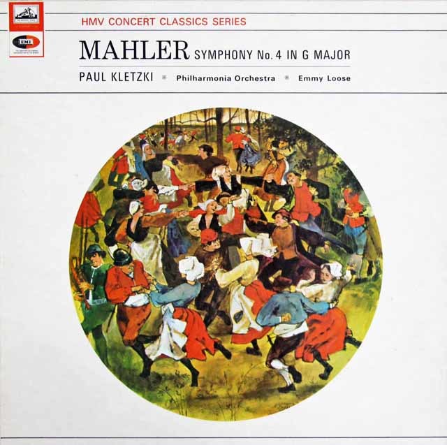 クレツキのマーラー/交響曲第4番　英EMI　3597　LP レコード