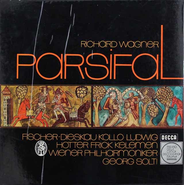 ショルティのワーグナー/「パルジファル」全曲　独DECCA　3509　LP レコード