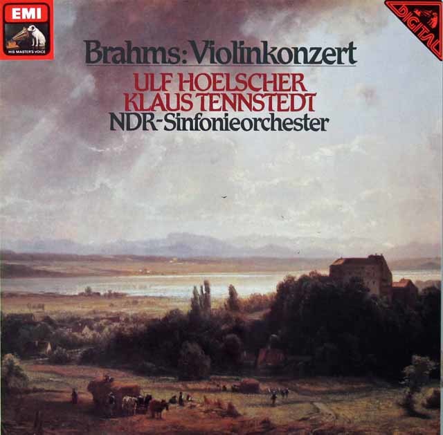 ウルフ・ヘルシャー、テンシュテットのブラームス/ヴァイオリン協奏曲　独EMI　3722　LP レコード