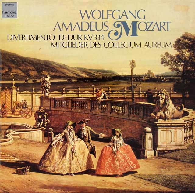 コレギウム・アウレウムのモーツァルト/ディヴェルティメント第17番　独HM　3210　LP レコード