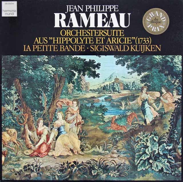 クイケンのラモー/「イポリートとアリシー」からの管弦楽組曲　独HM　3723　LP レコード