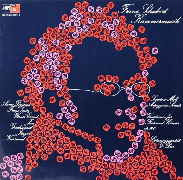 ビルスマらのシューベルト/室内楽曲集　独MPS　3513　LP レコード
