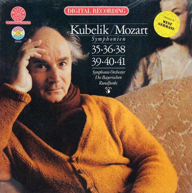 【未開封】　クーベリックのモーツァルト/後期交響曲集　独CBS　3215　LP レコード