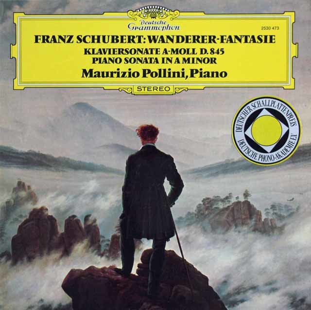 ポリーニのシューベルト/幻想曲「さすらい人」ほか　独DGG　3594　LP レコード