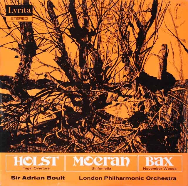 ボールトのホルスト/「フーガ風序曲」ほか　英Lyrita　3730　LP レコード