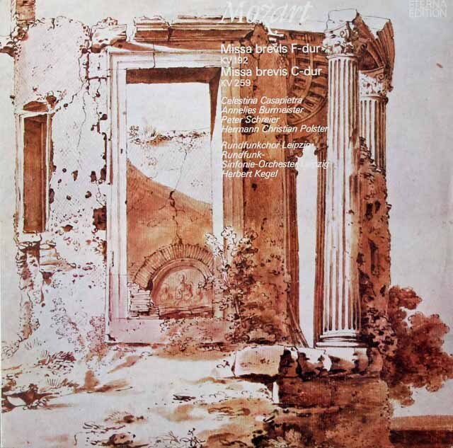 ケーゲルのモーツァルト/「オルガン・ソロ・ミサ」ほか　独ETERNA　3730　LP レコード