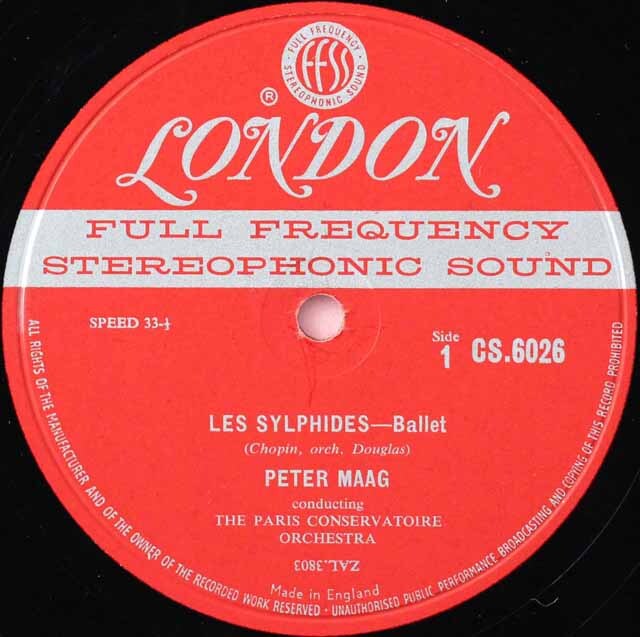 LP レコード ブルー・バック・ジャケット マークのショパン（ダグラス