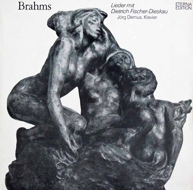 フィッシャー=ディースカウのブラームス/歌曲集　東独ETERNA　3706　LP レコード