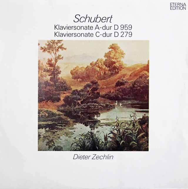 ツェヒリンのシューベルト/ピアノソナタ第20、2番　独ETERNA　3706　LP レコード
