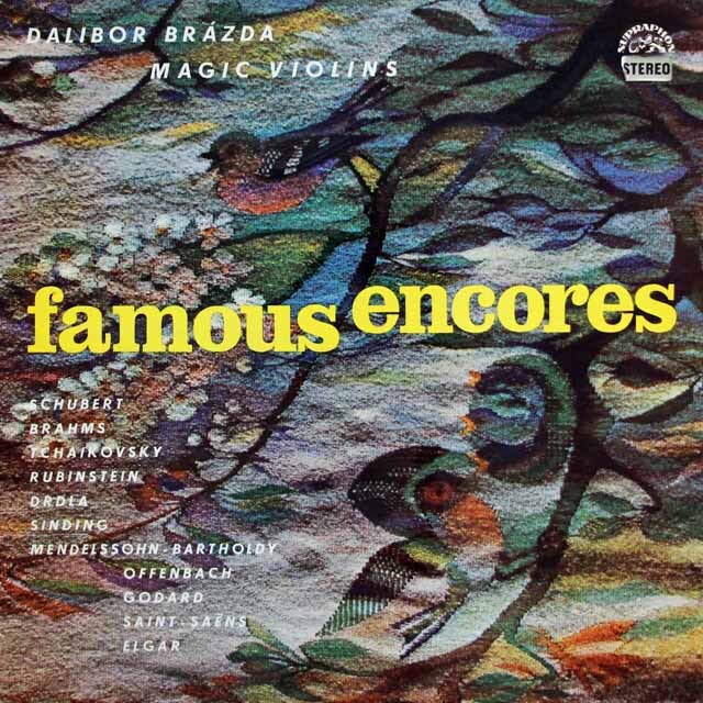 ブラージダのマジック・ヴァイオリン　フェイマス・アンコール　チェコスロヴァキアSUPRAPHON　3706　LP レコード