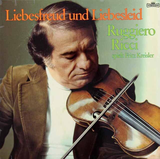 リッチ、コンタルスキーのクライスラー/ヴァイオリン作品集　独Intercord　3706　LP レコード