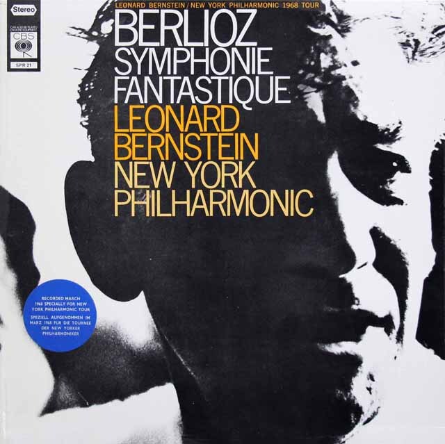 バーンスタインのベルリオーズ/幻想交響曲　英CBS　3706　LP レコード